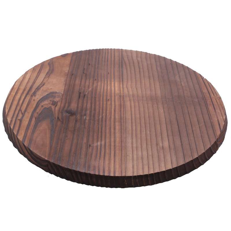Kitchen Multi-functional Wooden Pot Cover Handle Pan Lid -friendly Anti-scalding Wood Baking Pot Li