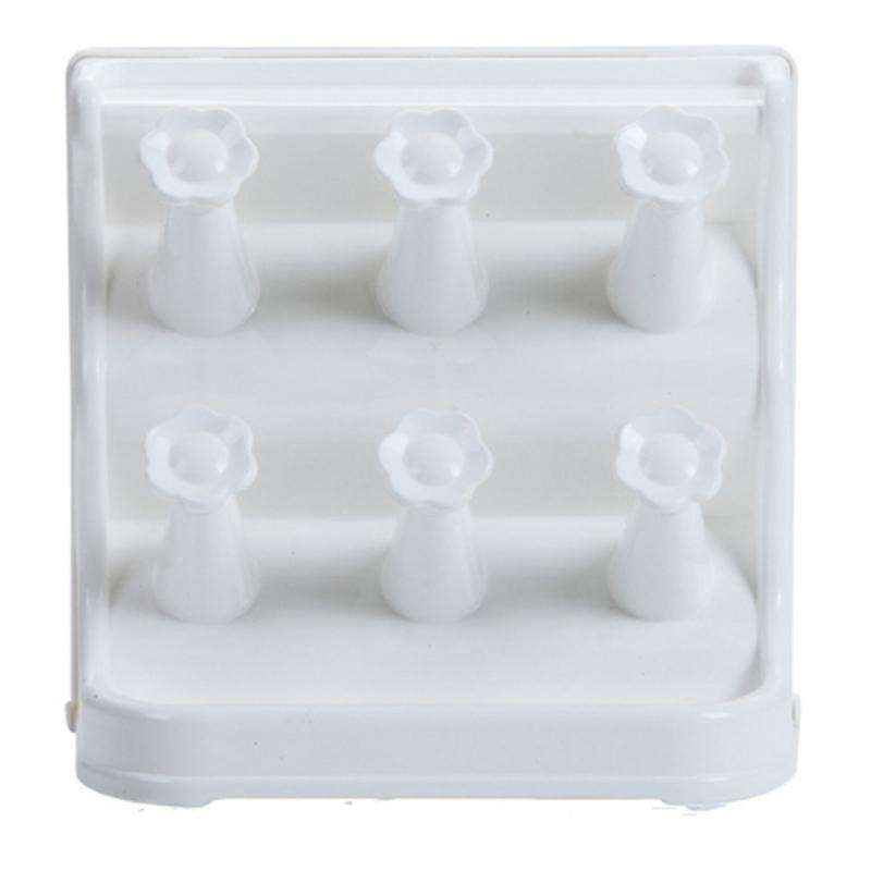 Kitchen Rack Cup Holder Storage Box Wall-Mounted Cup Holder Coffee Cup Cup Holder Drying Rack Six P