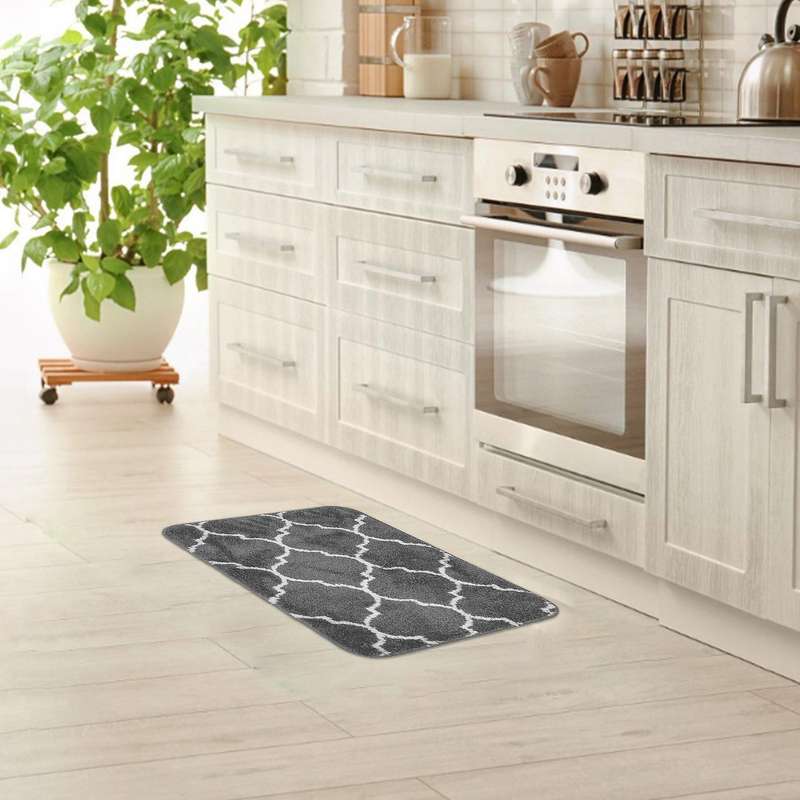 Kitchen Rugs and Mats Kitchen Mat Non Slip Machine Washable Runner Carpets for Floor, Kitchen, Bath