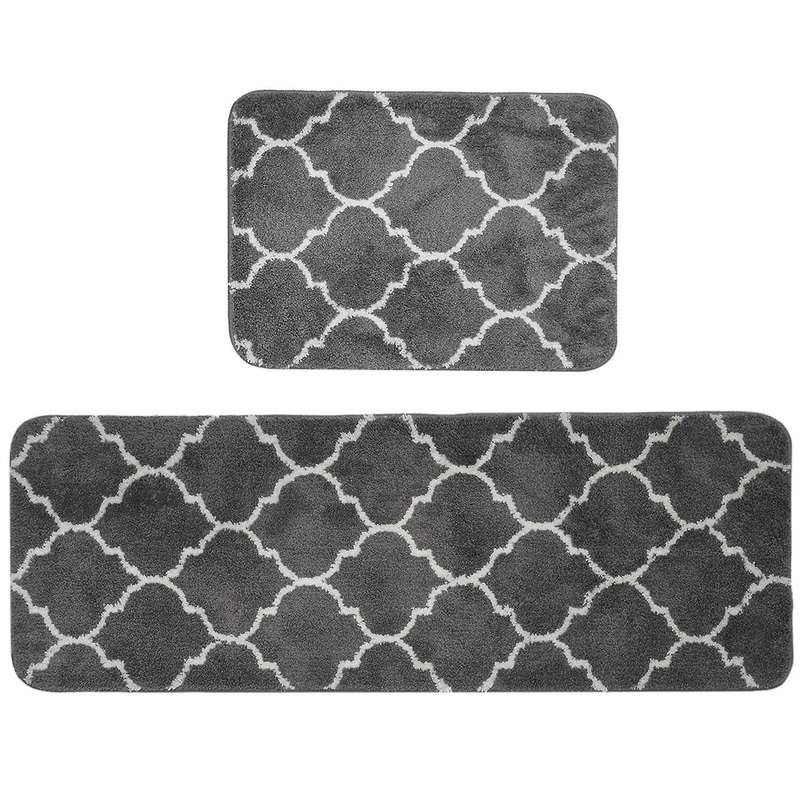 Kitchen Rugs and Mats Kitchen Mat Non Slip Machine Washable Runner Carpets for Floor, Kitchen, Bath