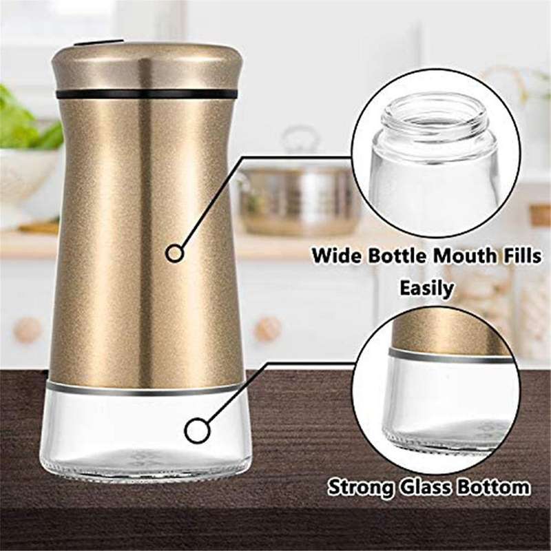 Kitchen Shaker Condiment Bottle Dispenser Utensil Container Bottle Steel Stainless Steel Can Jar