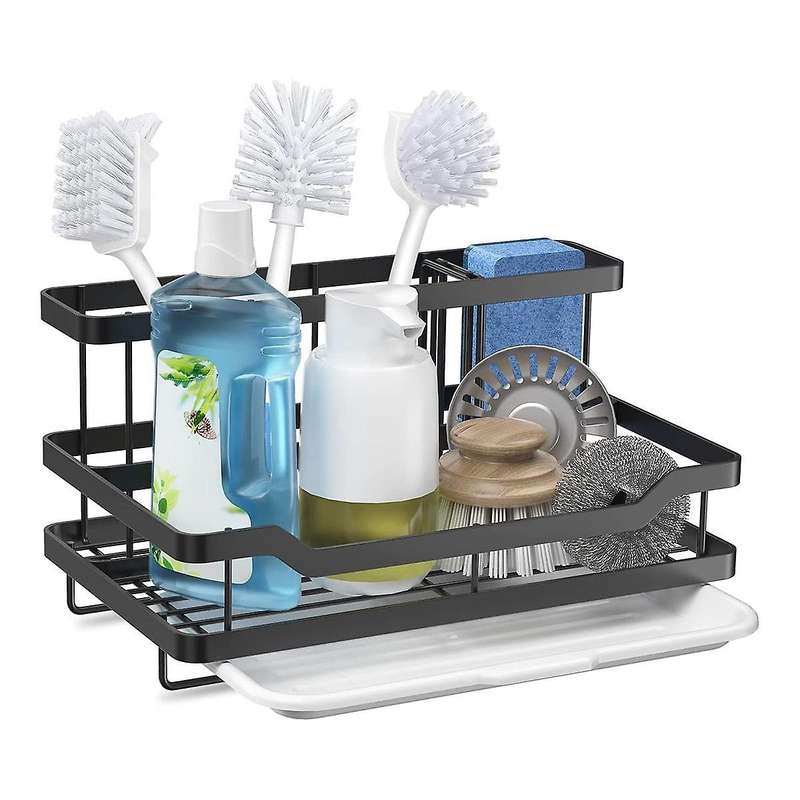 Kitchen Sink Storage Rack Stainless Steel Kitchen Sink Countertop Storage Holder Multifunction Spong