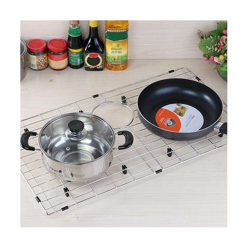 Kitchen Sink Grid Sink Bottom Grid,stainless Steel Sink Grid and Sink Protectors for Kitchen Sink wi