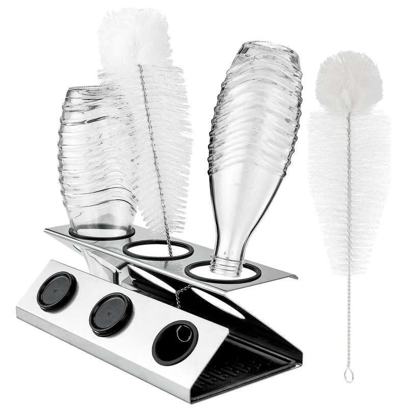 Kitchen Soda Bottles for Sodastreams Drain Holder with Pad for Household