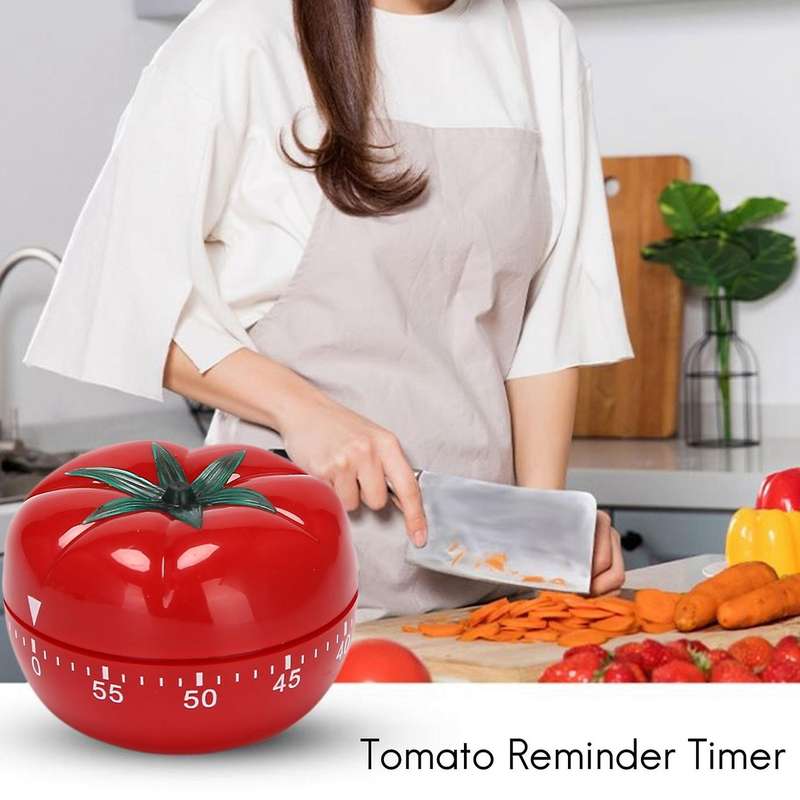 Kitchen Timer Baking ,tomato Reminder Mechanical Countdown Timer, Mechanical 60 Minutes Timer