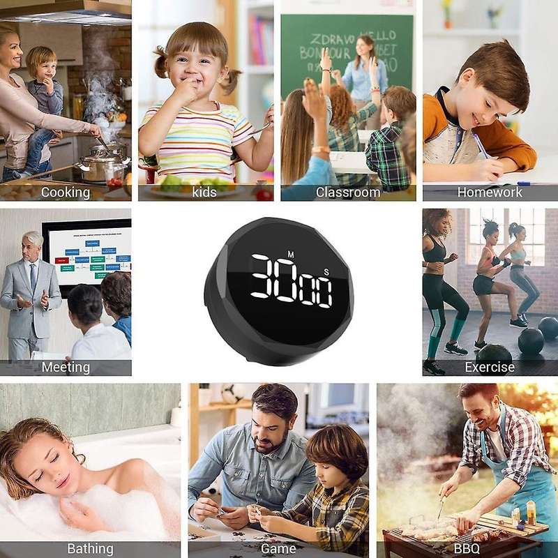 Kitchen Timer Digital for Cooking,Digital Timer for Kitchen Cooking Baking Study Stopwatch Alarm Tim