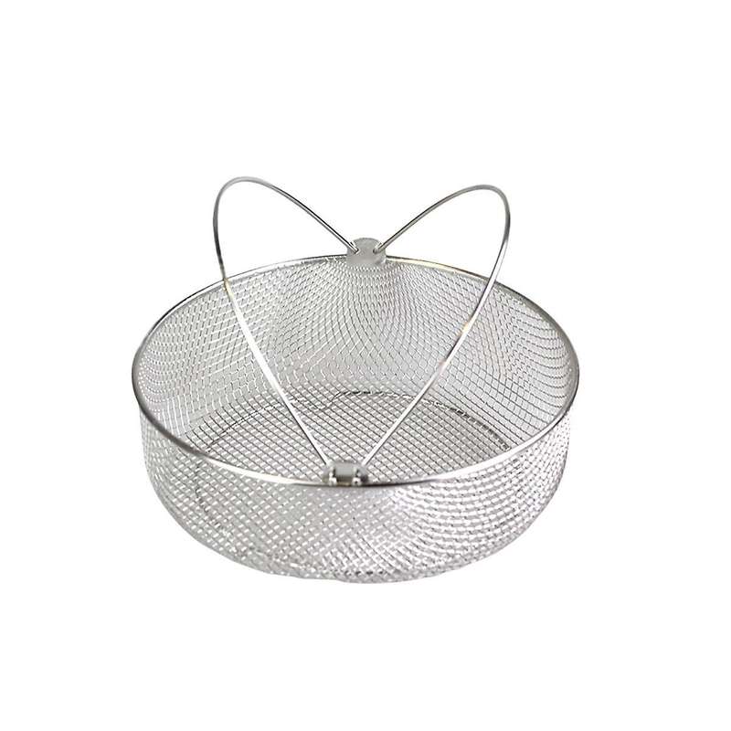 Kitchen Strainer Basket Stainless Steel Food Strainer Round Mesh Sifter Cookware Kitchen Colander S