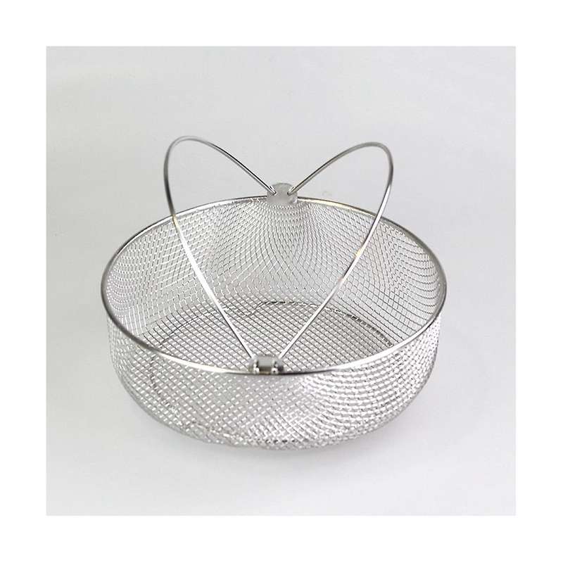 Kitchen Strainer Basket Stainless Steel Food Strainer Round Mesh Sifter Cookware Kitchen Colander S