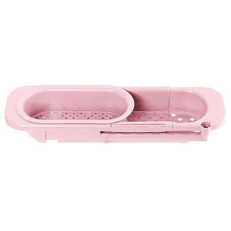 Kitchen Telescopic Sink Rack Shelf Expandable Kitchen Sink Organizers Sink Storage Basket Organizer