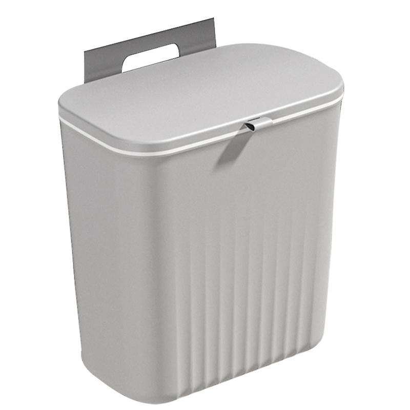Kitchen Trash Can Household Cabinet Grey