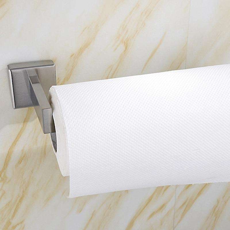 Kitchen Toilet Paper Holder Wall Mount Tissue Roll Hanger Stainless Steel Towel Rack Bathroom Acces