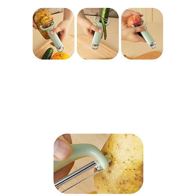 Kitchen Tool Stainless Steel Peeler Fruit Vegetable Melon Potato Carrot Cucumber Multifunction Grate