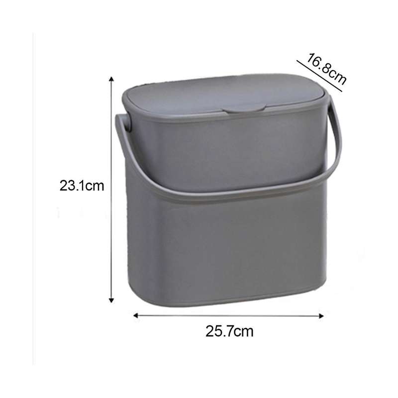 Kitchen Trash Can, Wall-mounted Household Garbage Basket,living Room, Paper Basket