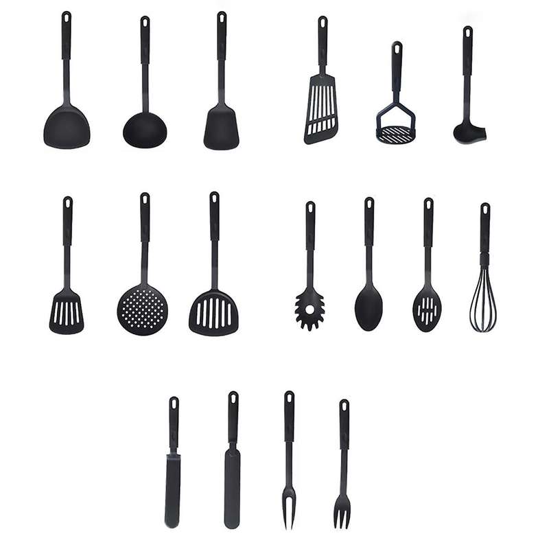 Kitchen Utensils Set Of 17 Pcs, Nylon Non-stick Cooking Utensils Set,kitchen Gadgets Tools for Cook(