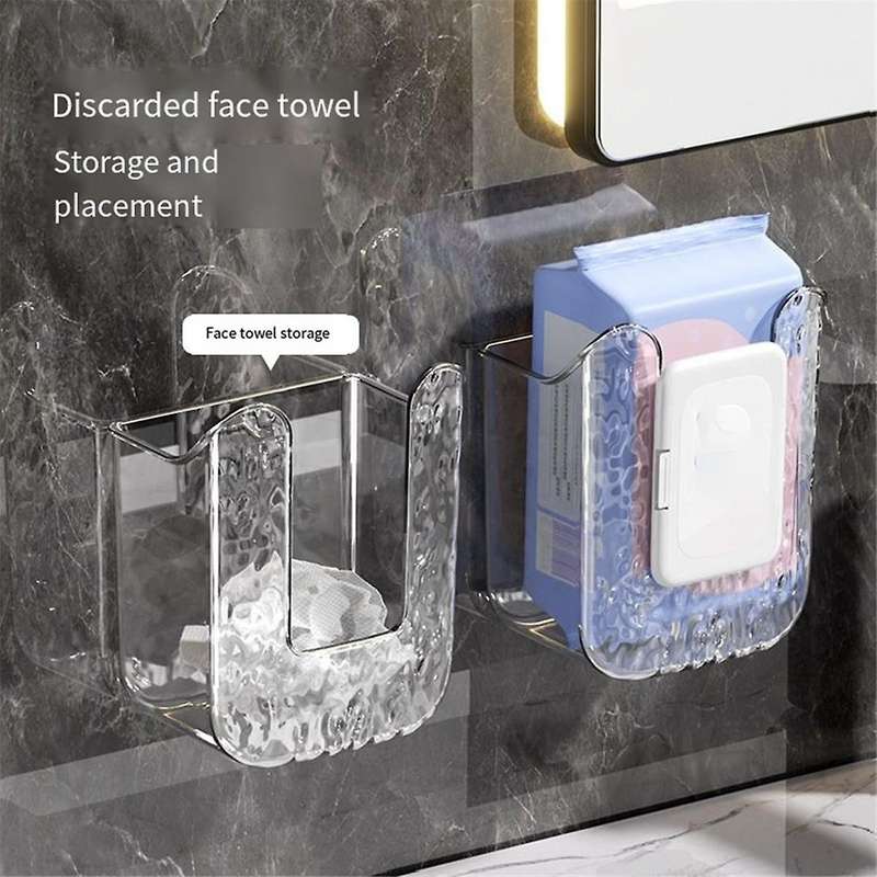 Kitchen Wipes Storage Box, Non-Porous Wall-Mounted Paper Towel Holder Kitchen Bedroom and Bathroom