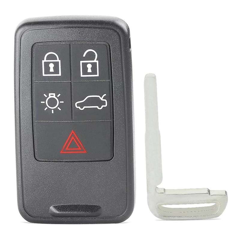 Kr55wk49264 Car Smart Key 5 Buttons for V60 S60 S60l S80 Xc60 Xc70 V40 2007-2016 Id46 Pcf7953 Chip 4