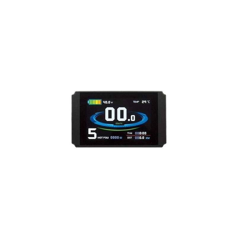 KT Electric Bicycle LCD Display 24V 36V 48V LCD8HU Bicycle Modified Lithium Electric Power with Com
