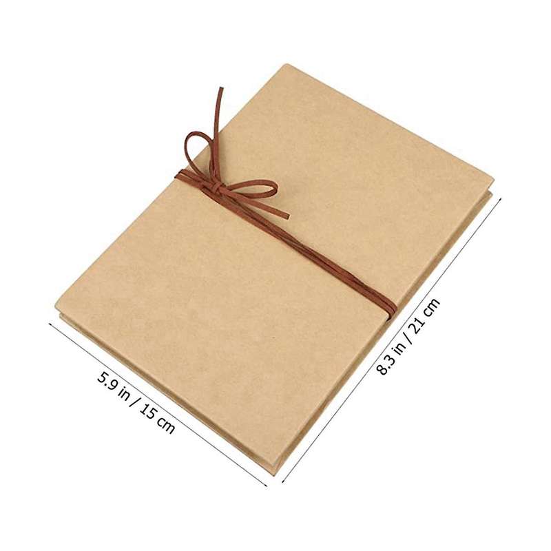 Kraft Paper Album Vintage Accordion Style Diy Scrapbook Album Crafts 's Day Wedding Anniversary