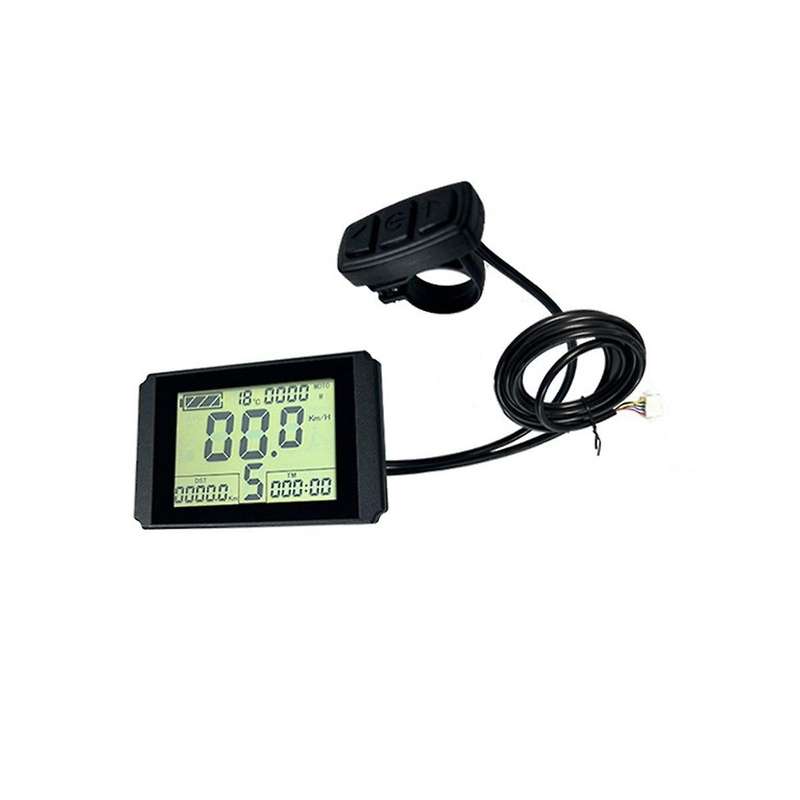KT-LCD10H Display Ebike Meter with 5Pins Plug 24V/36V/48V for KT Controller Kit Ebike Parts