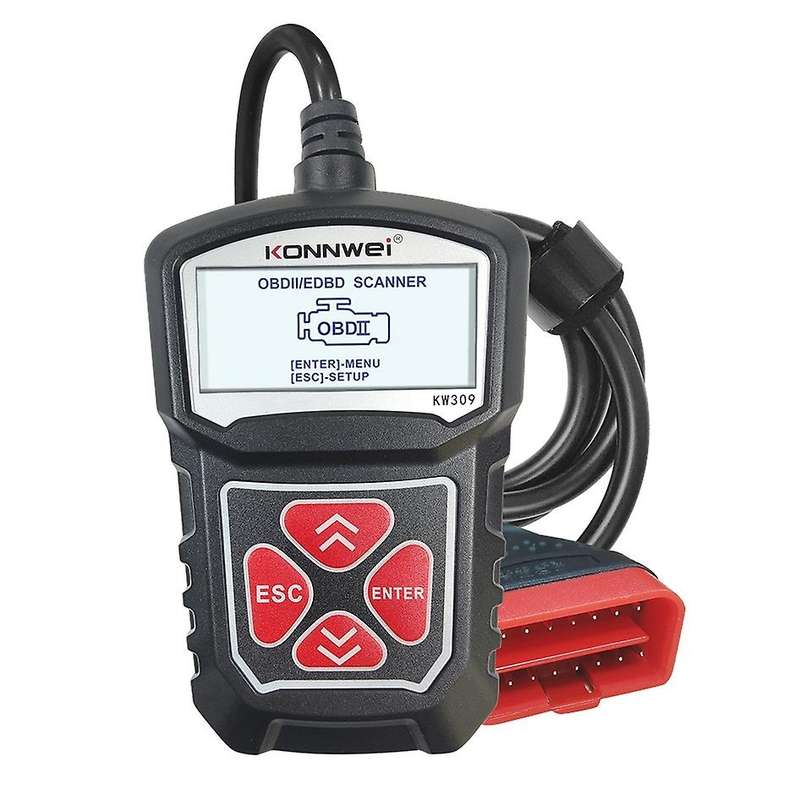KW309 OBD2 Scanner Auto Car Diagnostic Tool OBDII CAN Scanner 12V