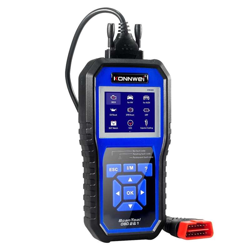 KW450 OBD2 Scanner Diagnostic Instrument for Series Car Scanner Diagnostic Tool Automotive Scanner C