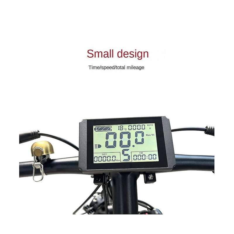 KT-LCD10H Display Ebike Meter with 5Pins Waterproof Plug 24V/36V/48V for KT Controller Kit Ebike Pa