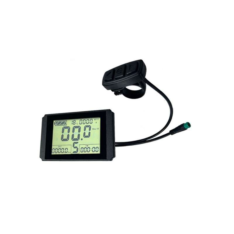 KT-LCD10H Display Ebike Meter with 5Pins Waterproof Plug 24V/36V/48V for KT Controller Kit Ebike Pa