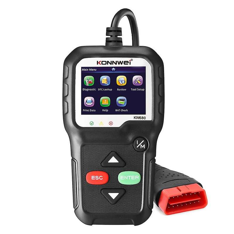 KW680 OBD2 Scanner OBD Car Diagnostic Auto Diagnostic Tool Read Clear Fault Error Codes OBD2 Automot