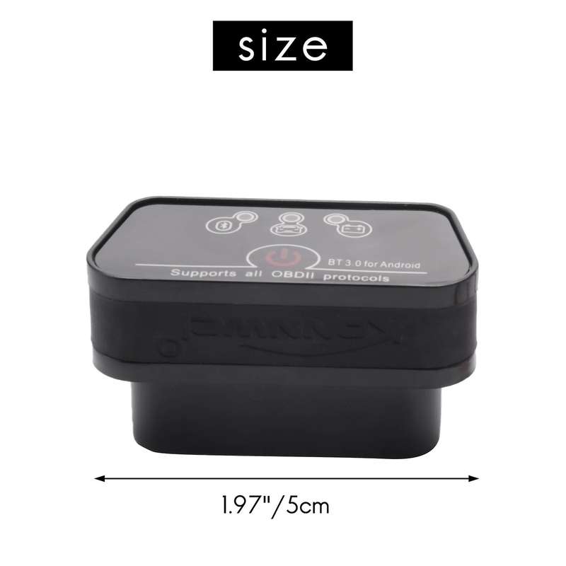 KW901 Bluetooth 3.0 Port OBD2 EOBD Car Diagnostic Instrument Universal Car Self-Diagnosis Tool Easy