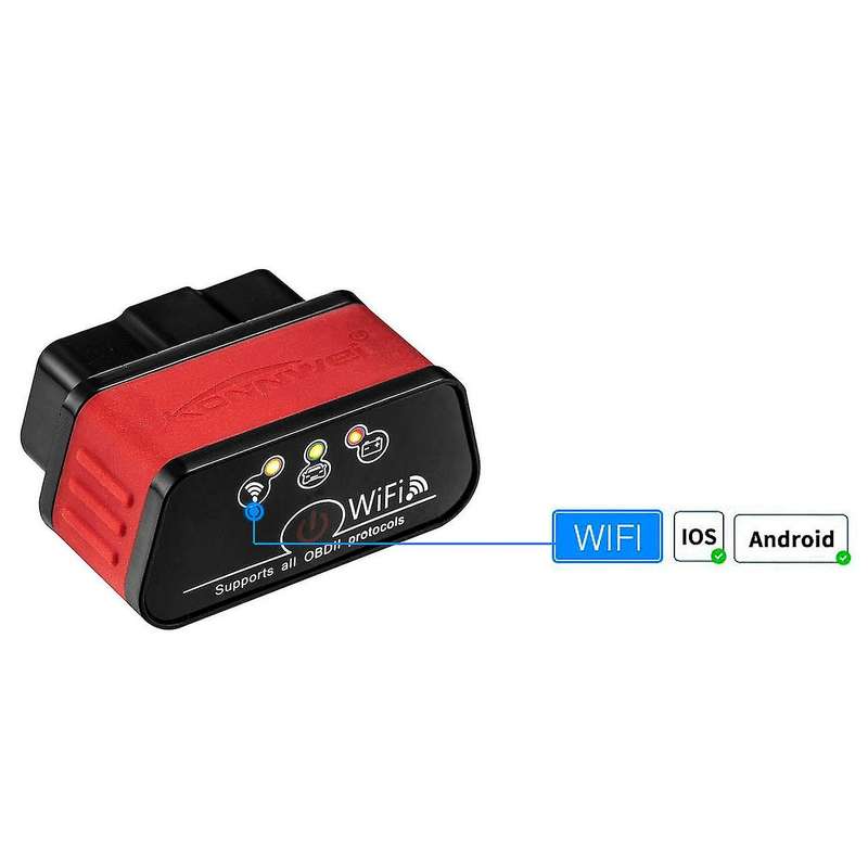 KW903 WIFI Universal Car Troubleshooting Tool Scanner for Android and IOS Systems