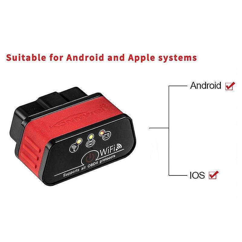 KW903 WIFI Universal Car Troubleshooting Tool Scanner for Android and IOS Systems