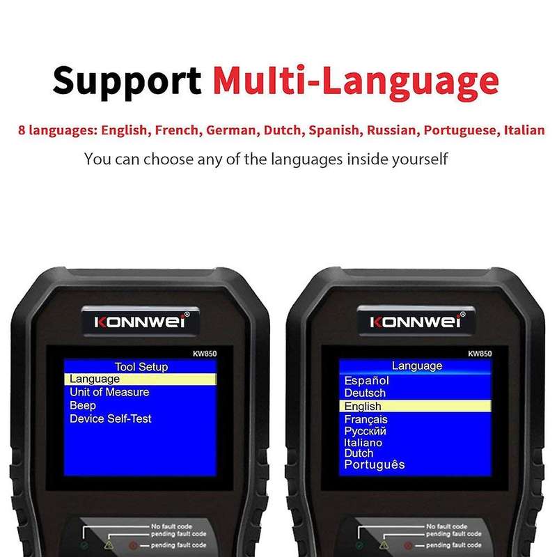 KW850 Universal OBD2 Auto Diagnostic Scanner OBD Car Diagnostic Tool ODB2 Check Engine Automotive Ca