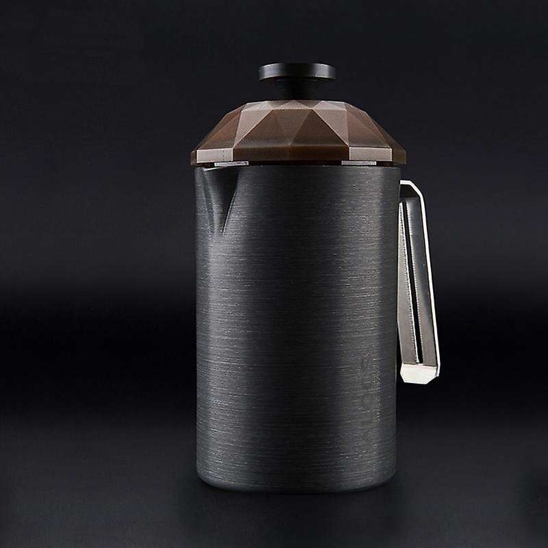 Kw-K25 Outdoor Camping Travel Coffee Pot Coffee Cup French Filter Coffee Pot Teapot Household Portab