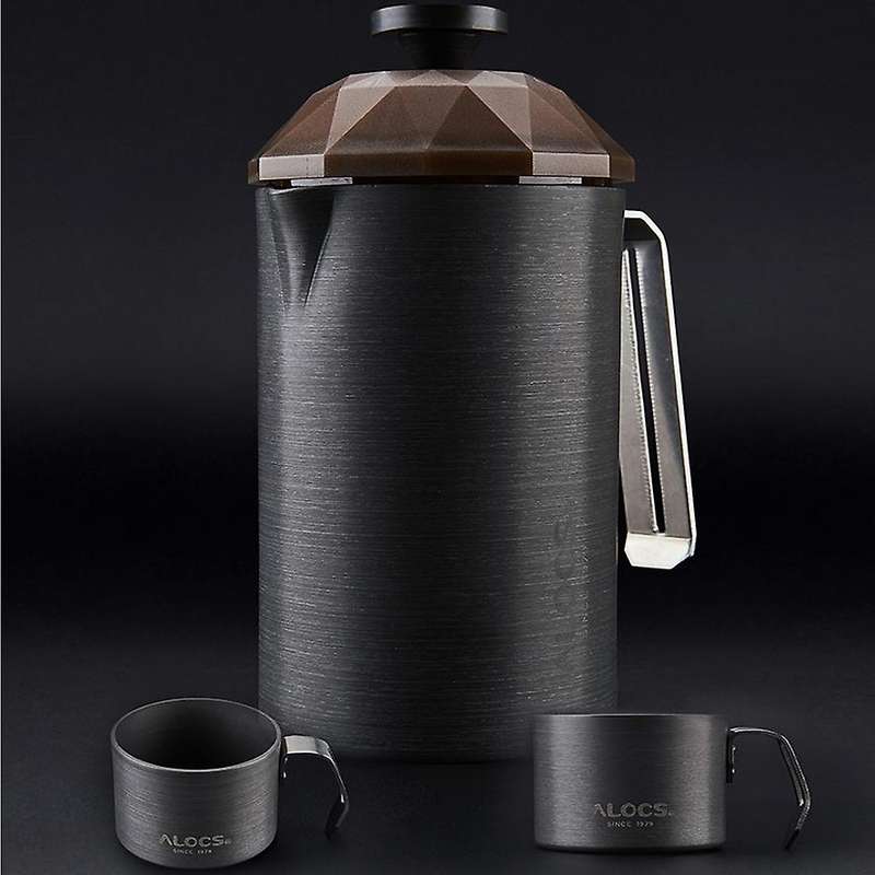 Kw-K25 Outdoor Camping Travel Coffee Pot Coffee Cup French Filter Coffee Pot Teapot Household Portab