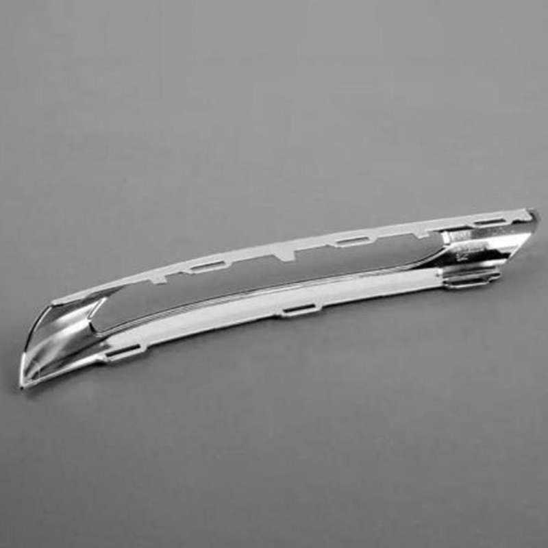 L+R Front Bumper Fog Lamp Chrome Cover 2128852174 2128852274 for W212 2010-2013 Day Running Light Tr