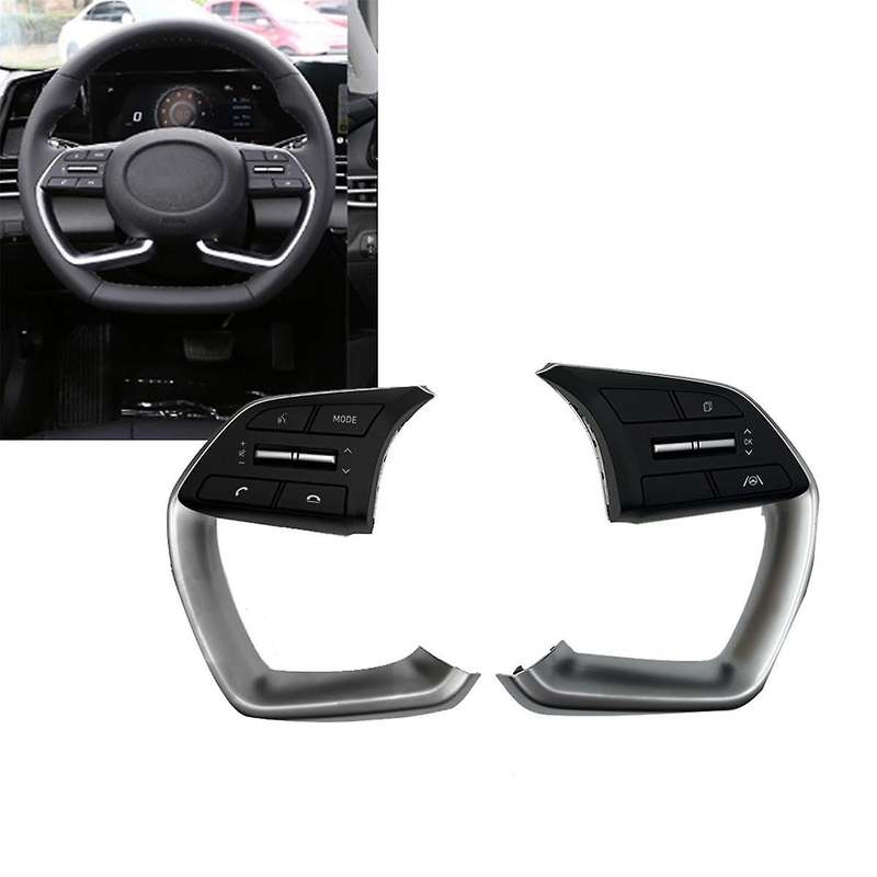 L+R Steering Wheel Control Switch Audio Phone Radio Button for 2021-2024 96710-BU030 96720-BU150