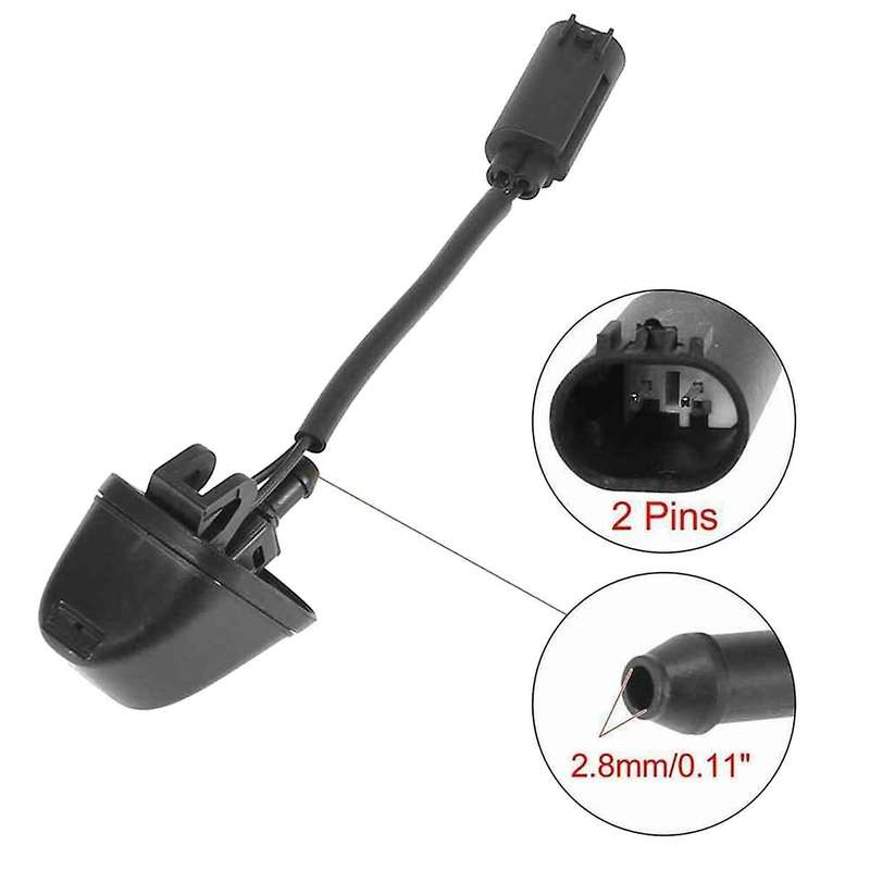 L+r New Windshield Heated Washer Sprayer Nozzle Jet 61667046060 for 3 Series E90 E91 E92 E93 323i 3