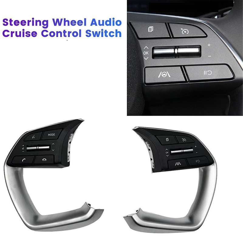 L+R Steering Wheel Audio Cruise Control Switch for 2021-2024 96710-BU030 96720-BU160 96720-AA160
