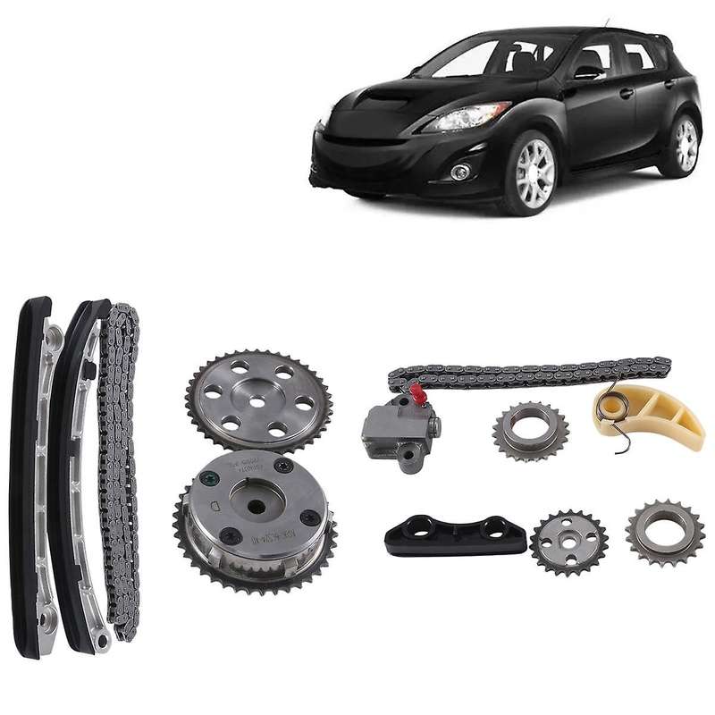 L3K9-12-614, L3K9-14-500 Engine Timing Chain Kit with VVT Adjuster for -7 Speed3 Speed6 2007-2012 1