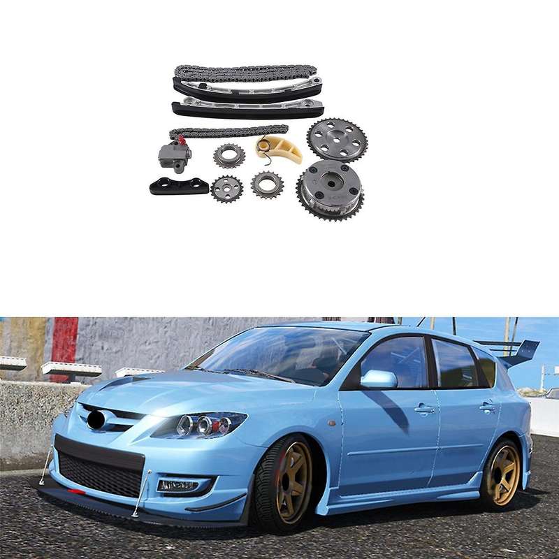 L3K9-12-614, L3K9-14-500 Engine Timing Chain Kit with VVT Adjuster for -7 Speed3 Speed6 2007-2012 1