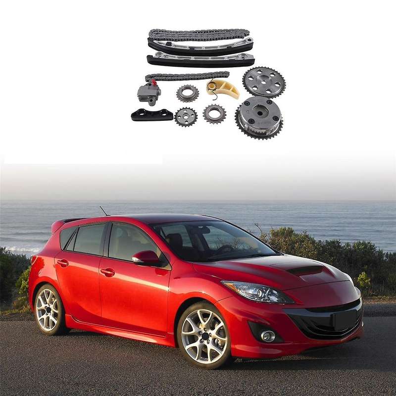 L3K9-12-614, L3K9-14-500 Engine Timing Chain Kit with VVT Adjuster for -7 Speed3 Speed6 2007-2012 1