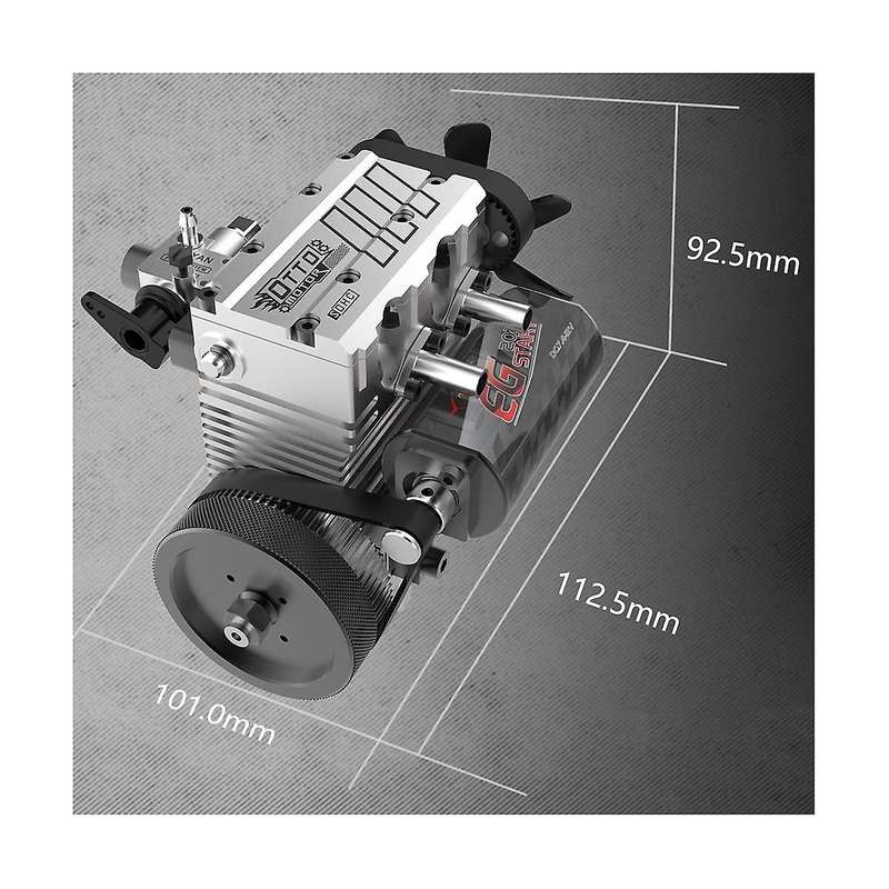 L200ac1-ot Engine+l200 Start Kit 4 Stroke Air Cooled Engine 7cc 4000-16000rpm Inline 2 Cylinder Engi