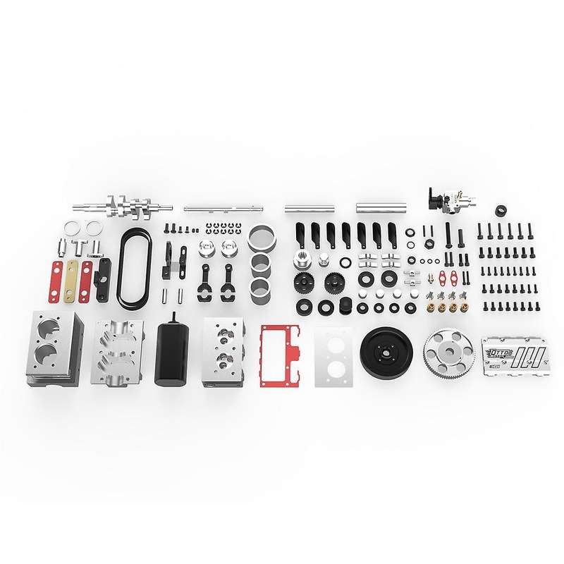L200ac1-ot Engine+l200 Start Kit 4 Stroke Air Cooled Engine 7cc 4000-16000rpm Inline 2 Cylinder Engi