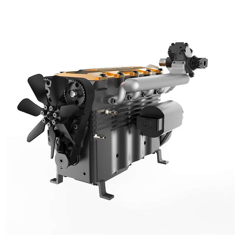 L400BGC Engine 4-Stroke Inline 4-Cylinder Water-Cooled Gasoline Engine DIY Assembly Model Kit