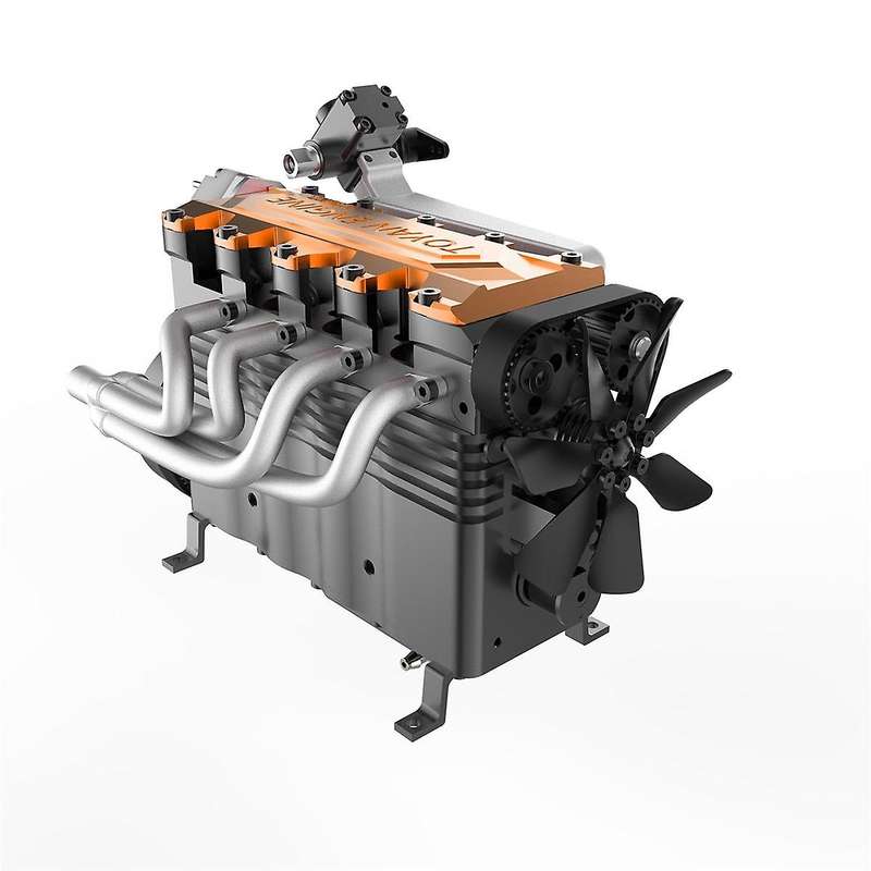 L400BGC Engine 4-Stroke Inline 4-Cylinder Water-Cooled Gasoline Engine DIY Assembly Model Kit