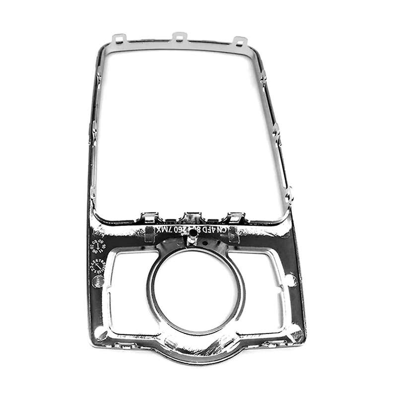L4FD864260 Front Console Chrome Frame Trim for A6 2005-2011 Gear Shift Panel Decorative Cover L4F086