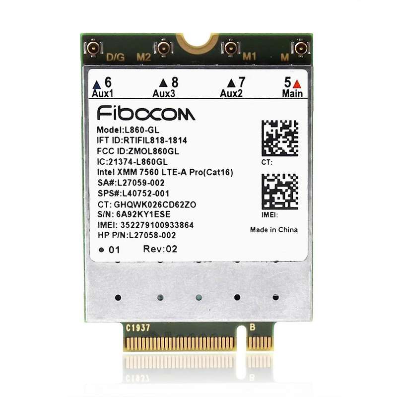 L860- Full Netcom 4G Module for X360 830G6 840G5 840G6 850G6 XMM7560 Multifunction Module