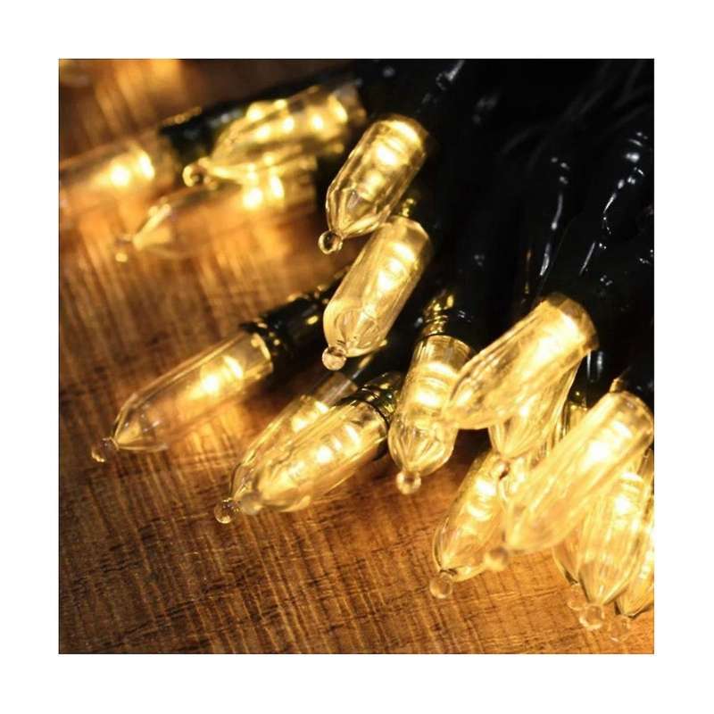La La Bubble Led Pointed Bubble Outdoor Waterproof Mini Color Light String 4.5v