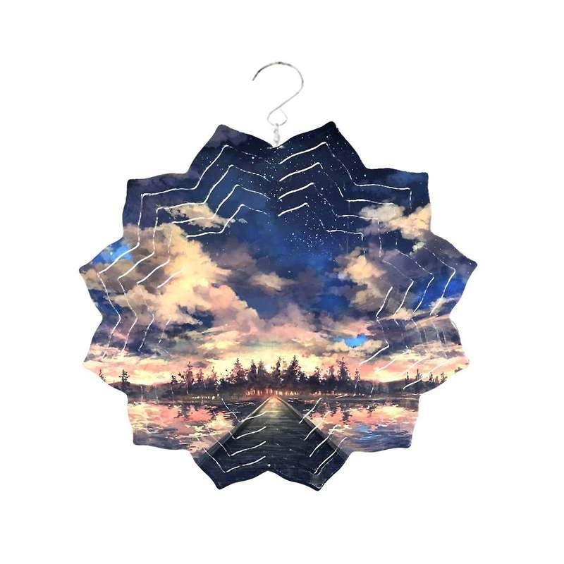 Landscape Decoration Wind Power White Coated Aluminum Plate Double-sided Printing Thermal Transfer W