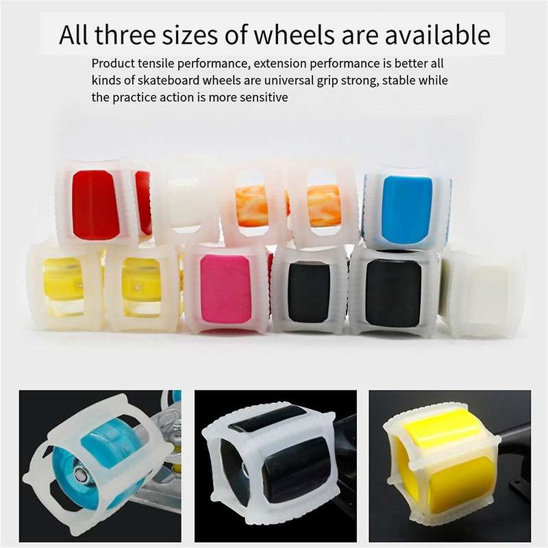 Landing Skateboarding Accessory Trainer Protection Skateboard Wheel Cover Wheel Lock Assisted Skateb